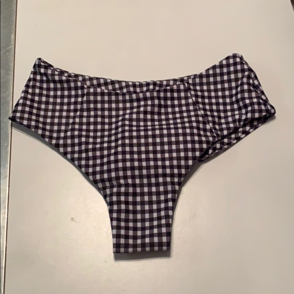 High waisted bikini bottoms
